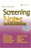 Screening Notes Rehabilitation Specialist's Pocket Guide cover art