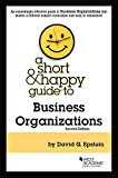 SHORT+HAPPY GUIDE TO BUS.ORGANIZATIONS  9781647083731 Front Cover