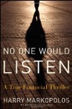 No One Would Listen A True Financial Thriller cover art