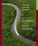 Introduction to Statistics and Data Analysis 3rd 2007 9780495118732 Front Cover