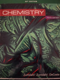 Chemistry AP Edition, 10th 10th 9781305957732 Front Cover