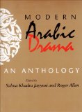 Modern Arabic Drama An Anthology 1995 9780253209733 Front Cover