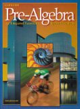 Pre-Algebra: an Integrated Technology Transition to Algebra and Geometry Student Edition  cover art