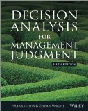 Decision Analysis for Management Judgment 