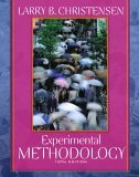 Experimental Methodology 10th 9780205484737 Front Cover