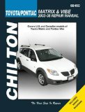 Toyota Matrix and Pontiac Vibe 2003 Thru 2008 2010 9781563927737 Front Cover