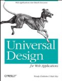 Universal Design for Web Applications Web Applications That Reach Everyone 2008 9780596518738 Front Cover