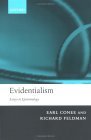 Evidentialism Essays in Epistemology cover art