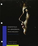 Essentials of Abnormal Psychology + Lms Integrated for Mindtap Psychology, 1-term Access:  cover art