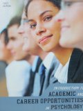 Introduction to Academic and Career Opportunities in Psychology (First Edition)  9781621312741 Front Cover