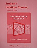Student's Solutions Manual for Intermediate Algebra  cover art