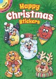 Happy Christmas Stickers  9780486807744 Front Cover