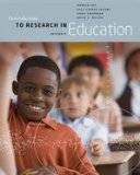 Introduction to Research in Education  cover art