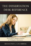 Dissertation Desk Reference The Doctoral Student&#39;s Manual to Writing the Dissertation