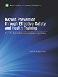Hazard Prevention Through Effective Safety and Health Training  9781885581747 Front Cover