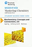 Modified Mastering Chemistry with Pearson EText -- Standalone Access Card -- for Biochemistry Concepts and Connections 2nd 9780134812748 Front Cover