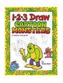 1-2-3 Draw Cartoon Monsters 2004 9780939217748 Front Cover