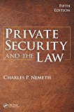 Private Security and the Law 5th 9781138738751 Front Cover