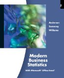 Modern Business Statistics with Microsoftï¿½ Office Excelï¿½ 4th 2011 9780538479752 Front Cover