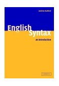 English Syntax An Introduction cover art