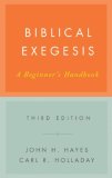 Biblical Exegesis A Beginner's Handbook cover art