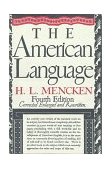 American Language  9780394400754 Front Cover