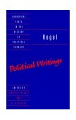 Hegel Political Writings  9780521459754 Front Cover