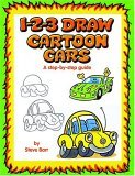 1-2-3 Draw Cartoon Cars 2005 9780939217755 Front Cover