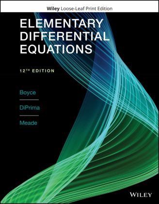 Elementary Differential Equations 12th 9781119777755 Front Cover