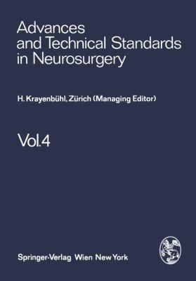 Advances and Technical Standards in Neurosurgery 2011 9783709170755 Front Cover