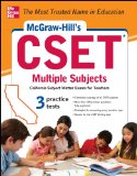McGraw-Hill's CSET Multiple Subjects Strategies + 3 Practice Tests cover art