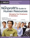 Nonprofit's Guide to Human Resources Managing Your Employees and Volunteers cover art