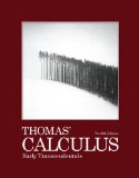 Thomas' Calculus Early Transcendentals cover art