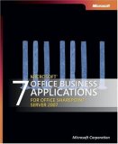 6 Microsoftï¿½ Office Business Applications for Office Sharepointï¿½ Server 2007 2008 9780735622760 Front Cover