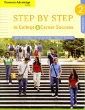 Step by Step to College and Career Success 2nd 9781413030761 Front Cover