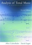 Analysis of Tonal Music A Schenkerian Approach 2nd 9780195301762 Front Cover