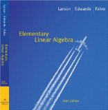 Elementary Linear Algebra 6th 2008 9780618783762 Front Cover