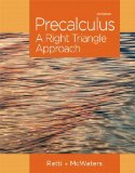 Precalculus A Right Triangle Approach cover art
