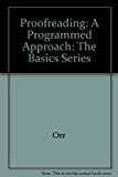 Proofreading A Programmed Approach 4th 2002 9780538723763 Front Cover