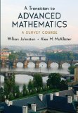 Transition to Advanced Mathematics A Survey Course cover art