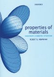 Properties of Materials Anisotropy, Symmetry, Structure cover art