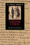 Cambridge Companion to Greek Lyric  cover art