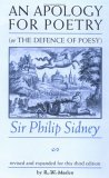 Apology for Poetry (or the Defence of Poesy) Sir Philip Sidney 3rd 9780719053764 Front Cover