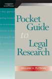 Pocket Guide to Legal Research, Spiral Bound Version 2007 9781418053765 Front Cover