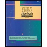 JAGERBUCH:ACCESS TO GERMAN,BAN cover art