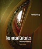 Technical Calculus with Analytic Geometry 4th 2005 9780495018766 Front Cover