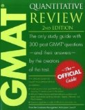 Official Guide for GMAT Quantitative Review 2nd 9780470449769 Front Cover