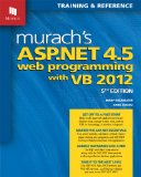 Murach's ASP. NET 4. 5 Web Programming with VB 2012  cover art