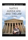 Native Americans and the Law A Dictionary 2000 9780874368772 Front Cover