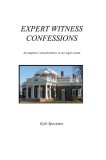 Expert Witness Confessions An engineer's misadventures in our legal System 2007 9780595462773 Front Cover